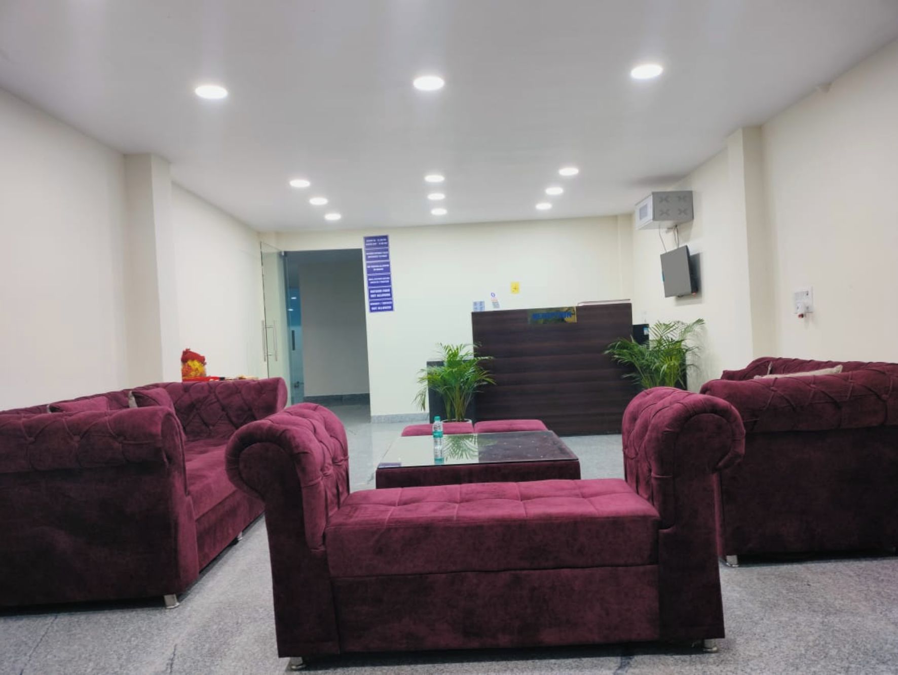 Lobby sitting area
