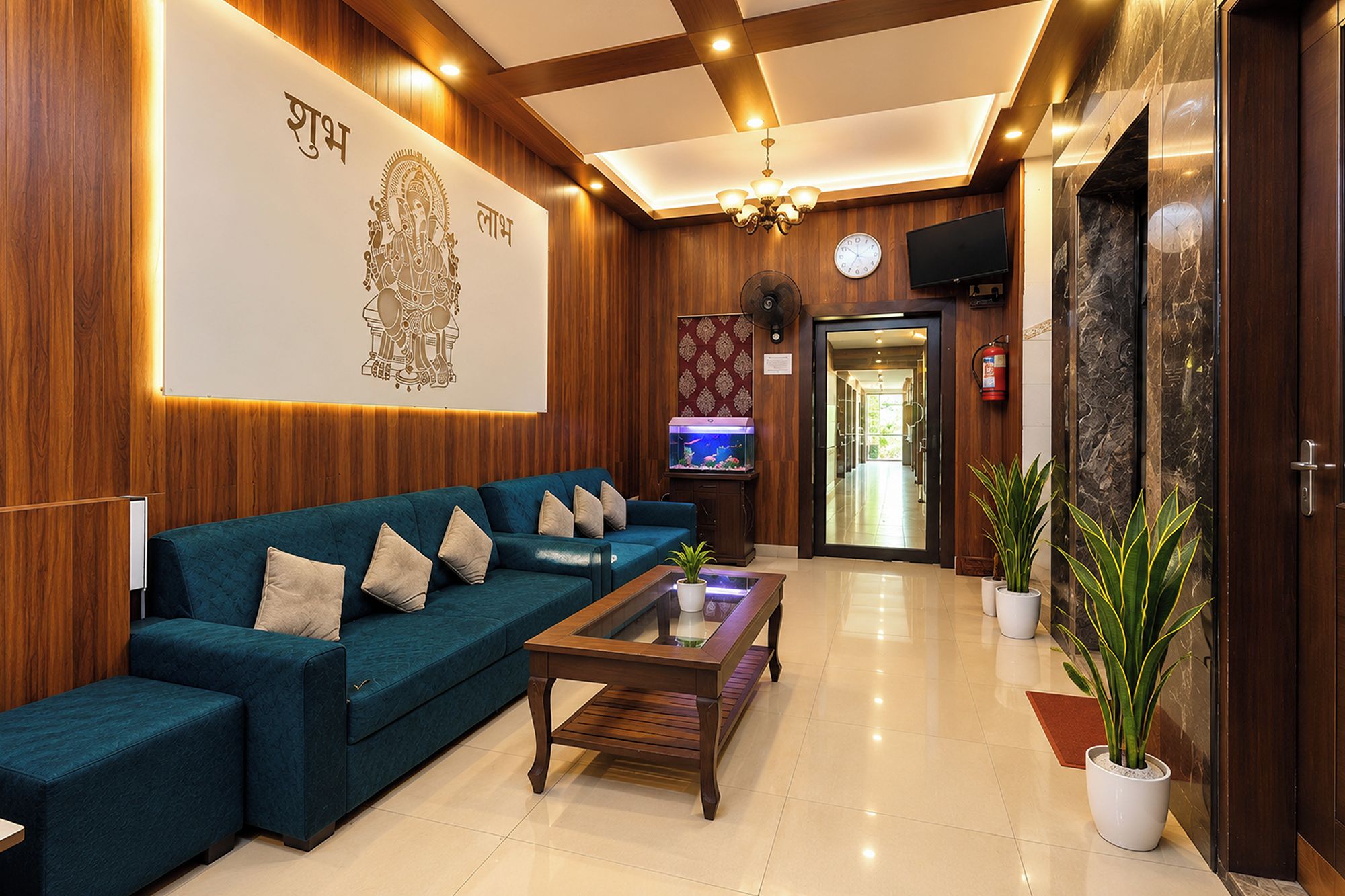Sala de estar en el lobby
