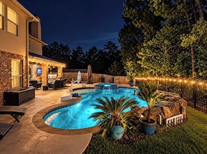 Pool - Texas Retreat - Spacious 5-bedroom Pool & Spa Retreat - Epic Game Room (Conroe)