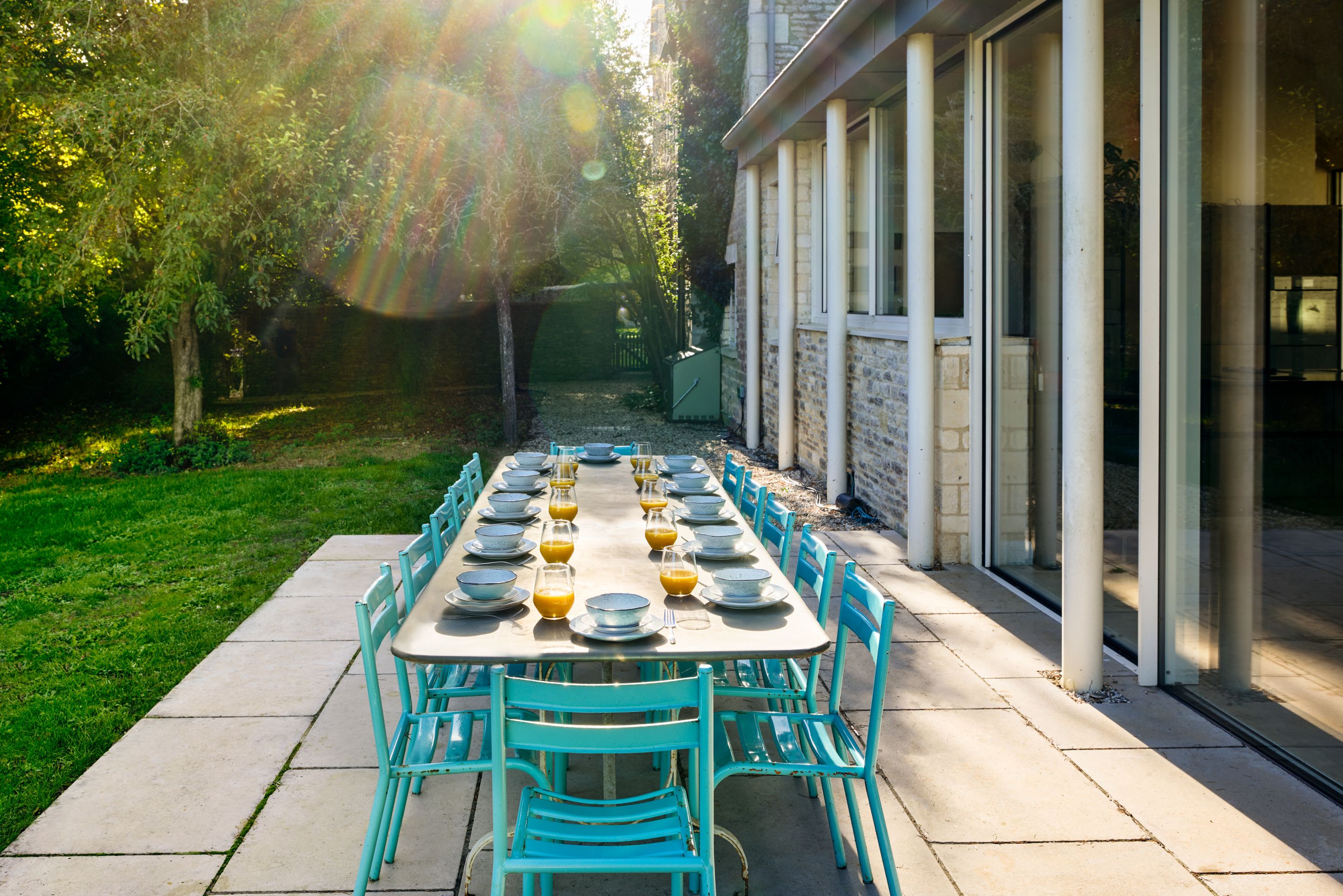 Back Garden with Patio Dining for 12
