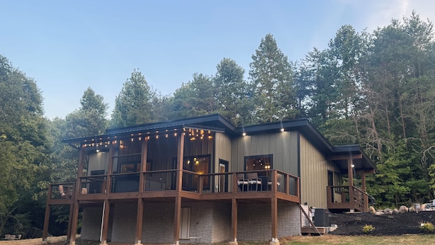 Unclassified image, 1 of 8, button - NEW! Creekside Cabin • Hot Tub • Luxury Retreat (Sevierville)