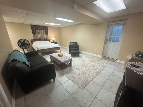 Walk-out beautiful, furnished basement apartment