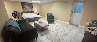 Walk-out beautiful, furnished basement apartment