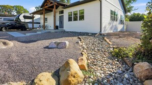 Unclassified image, 3 of 27, button - GJ Getaway - Fire Pit + Bocce + Private Yard! (Grand Junction)