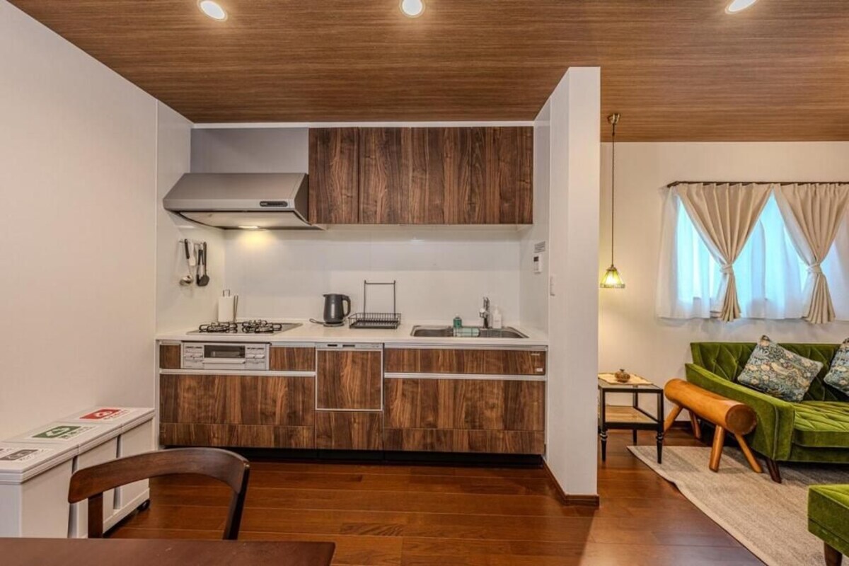 Villa, Garden View | Private kitchen