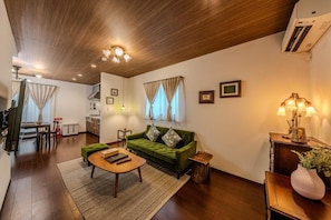 Villa, Garden View | Living area - NIKYO MouMou Private Villa OSAKA (Osaka city ,Nishi-ku)