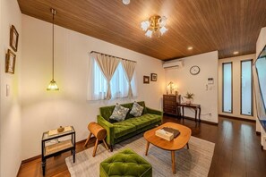 Villa, Garden View | Living area - NIKYO MouMou Private Villa OSAKA (Osaka city ,Nishi-ku)