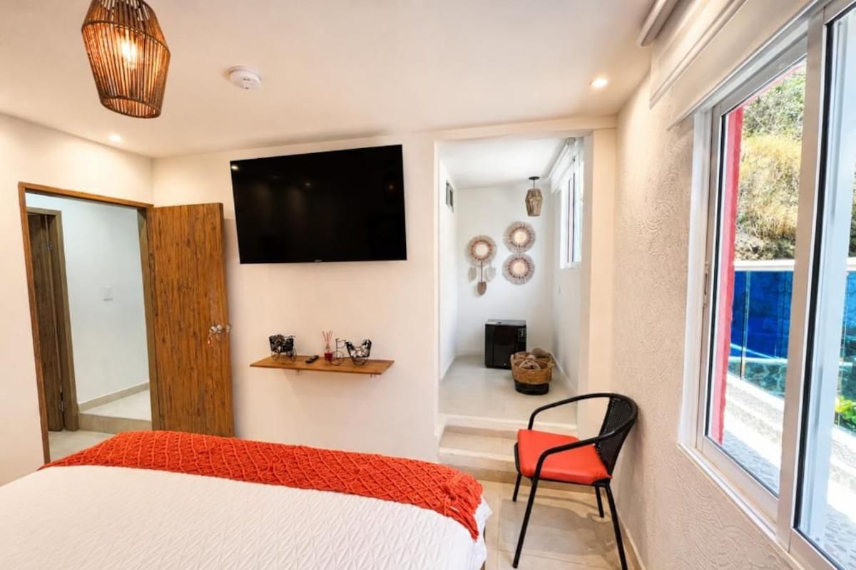 Habitación doble estándar, 1 cama King size, para no fumadores, aire acondicionado | Wifi gratis 