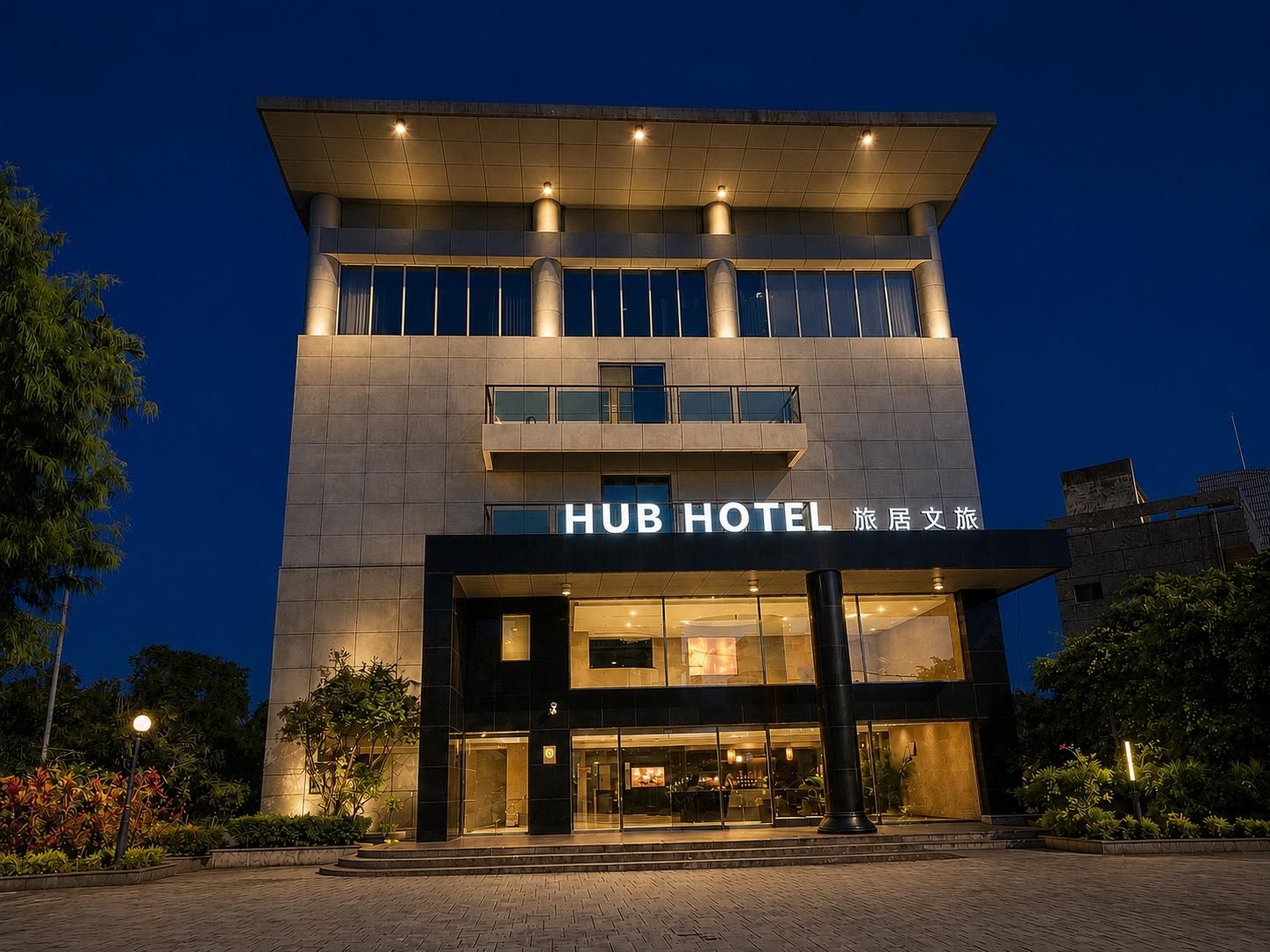 Façade de l’hébergement