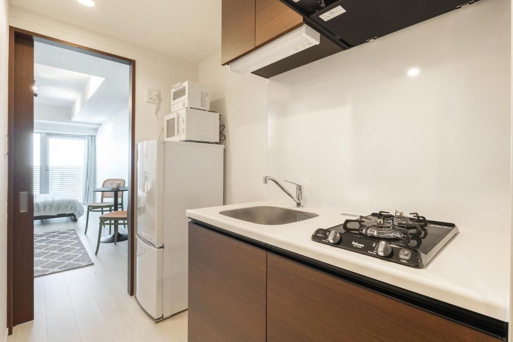 Apartment, Nichtraucher (401) | Eigene Küche | Großer Kühlschrank, Mikrowelle, Herdplatte