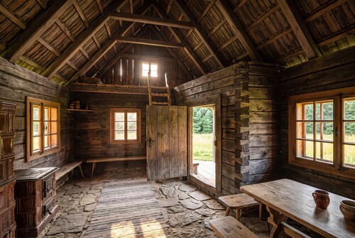 Tranquil 2-bedroom cabin with AC in enchanting București