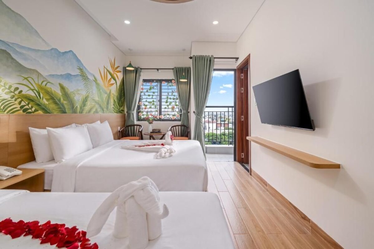 Studio Familial, balcon, vue ville | Wi-Fi gratuit
