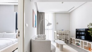 Living area - Sahab - Urban Living 1BR by HA (Sharjah)
