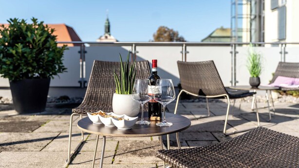 Outdoor dining - Md-hotel Altstadthotel (Ingolstadt)