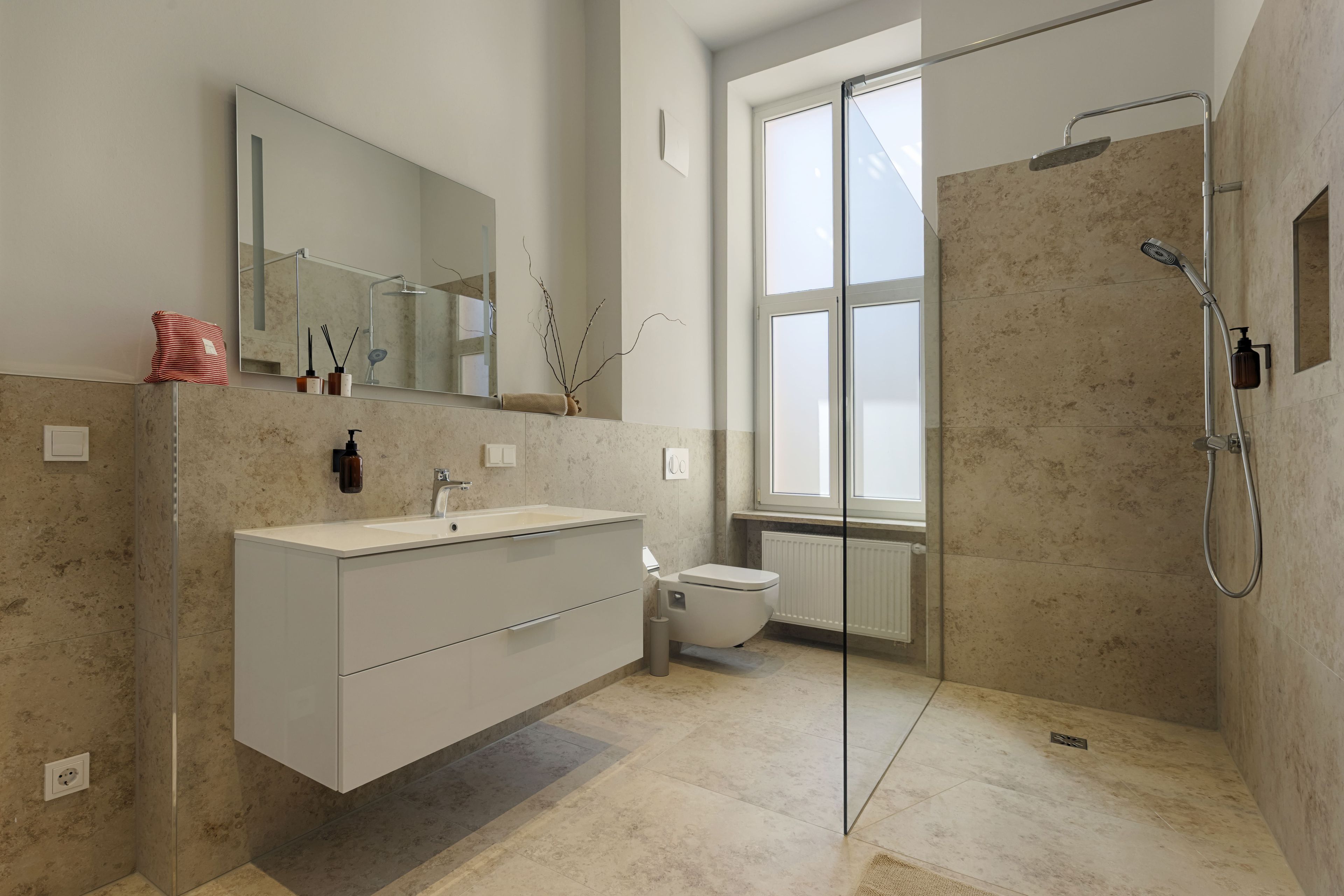 Loft Comfort, vistes a la ciutat | Bany