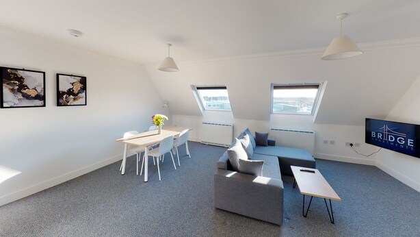 Living area - K Suites - Modern 2 bed Apt w/ FREE parking (Lowestoft)