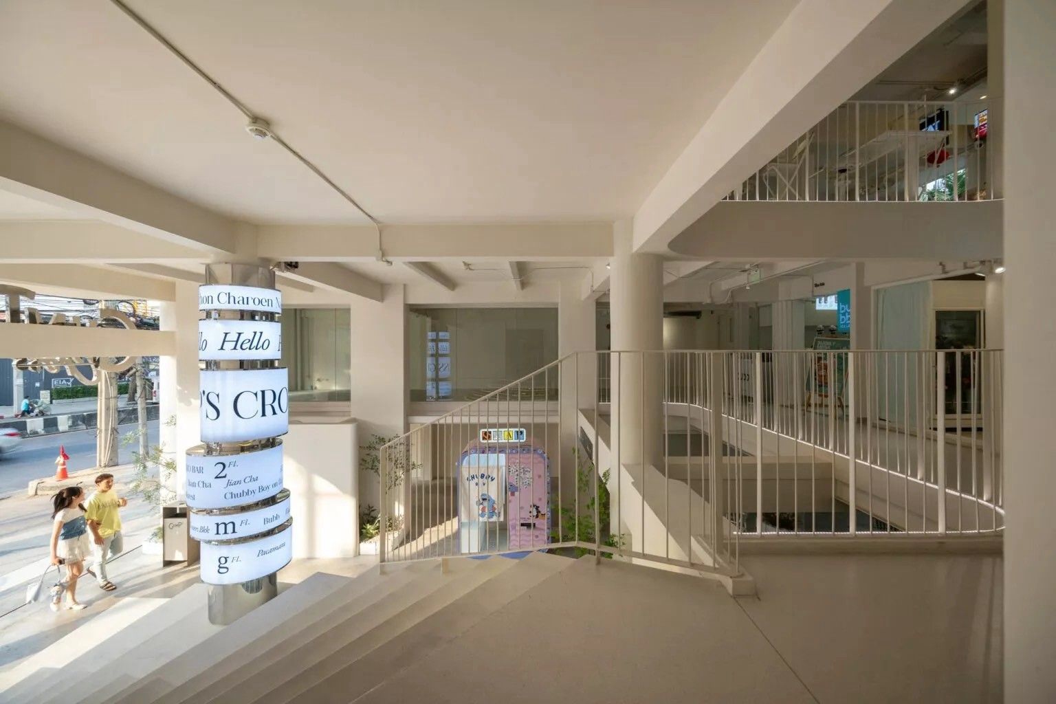 Interior entrance