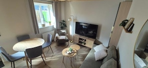 Living area - Vrbo Property (Normandie)