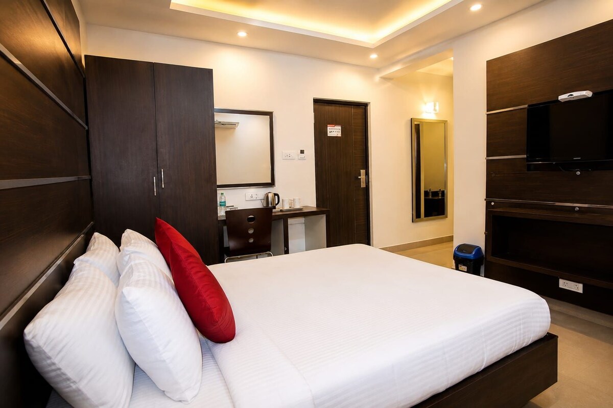 Habitación doble Deluxe | Escritorio y wifi gratis 