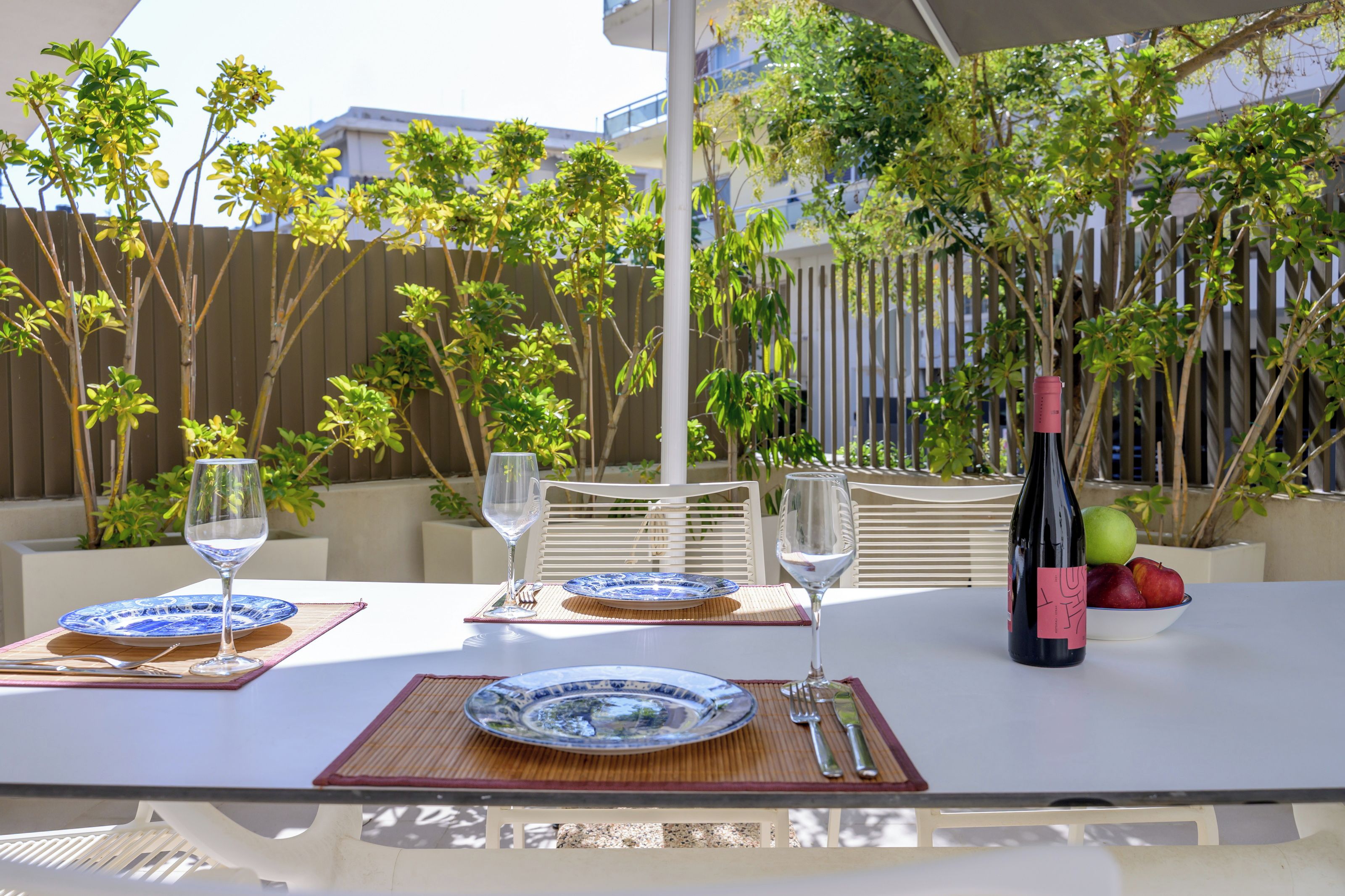 Apartment, Patio, City View | Outdoor dining