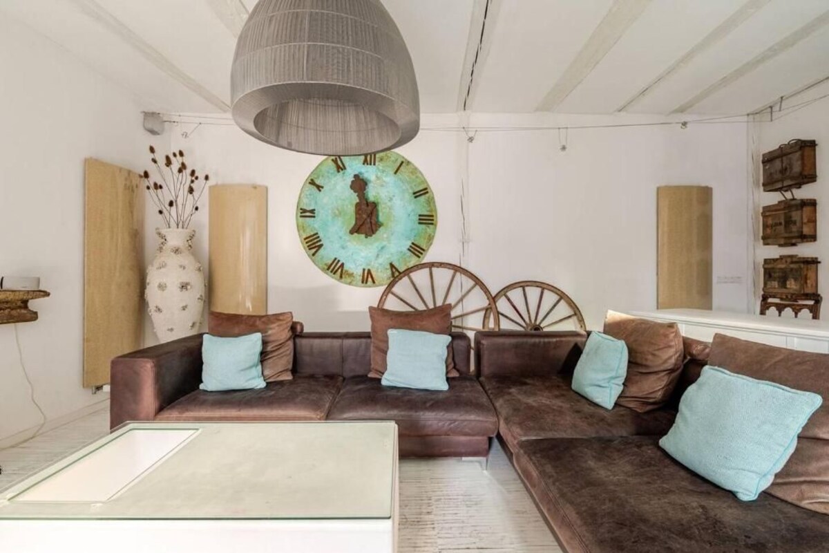 Ferienhaus, 5 Schlafzimmer, Küche, Blick auf den Innenhof | Wohnbereich