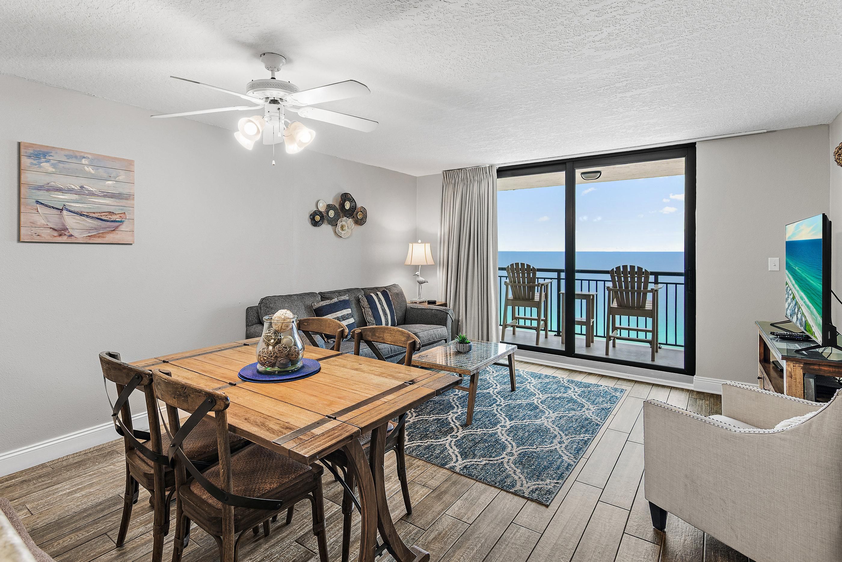 Condo, 1 King Bed with Sofa bed (SunDestin 1803) | Living area