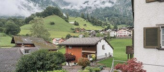 Alpine View Room near Glarus with Parking