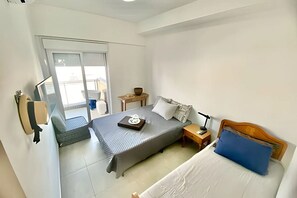 Deluxe-Apartment, Balkon, eingeschränkter Meerblick