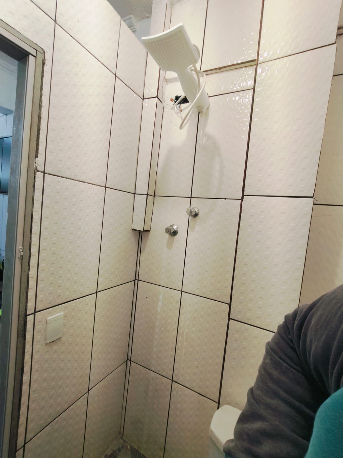 Shower, soap, toilet paper