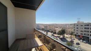 Blick vom Balkon