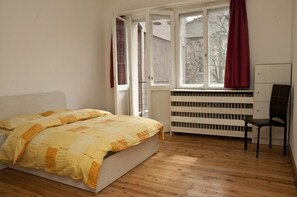 Blick von der Unterkunft