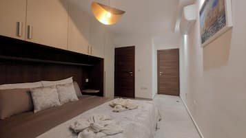 Appartamento, balcone, vista città