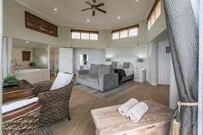Uitzicht vanuit accommodatie
