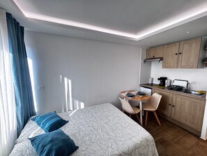 Room - Cozy studio with AC, near airport, beach & railway station (Nice)