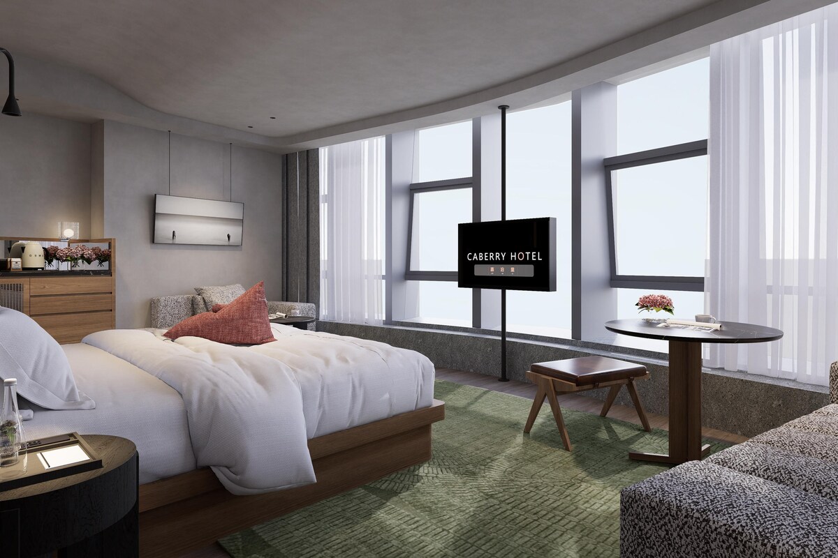 Habitación de lujo doble, vistas a la ciudad | Espacio para trabajar con un portátil y wifi gratis