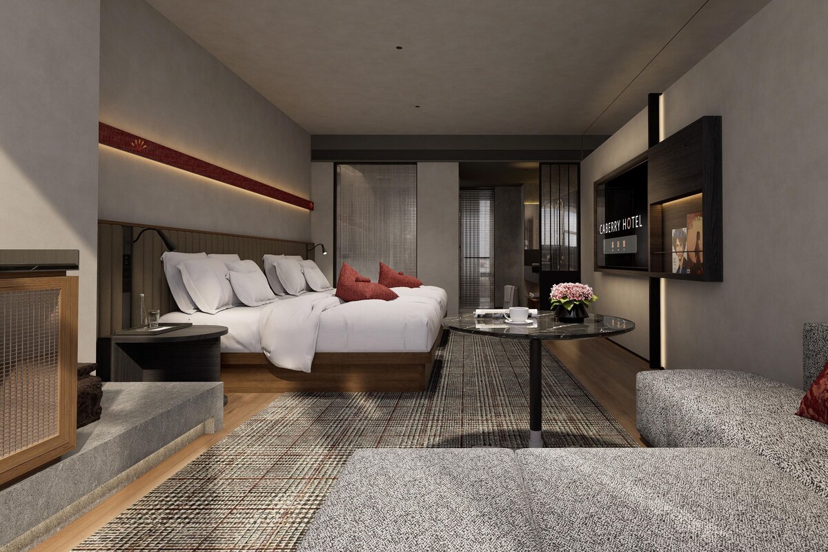 Habitación clásica con 2 camas individuales, vistas a la ciudad | Espacio para trabajar con un portátil y wifi gratis