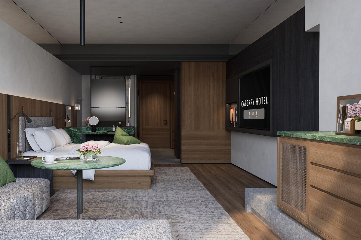 Habitación clásica doble, vistas a la ciudad | Espacio para trabajar con un portátil y wifi gratis