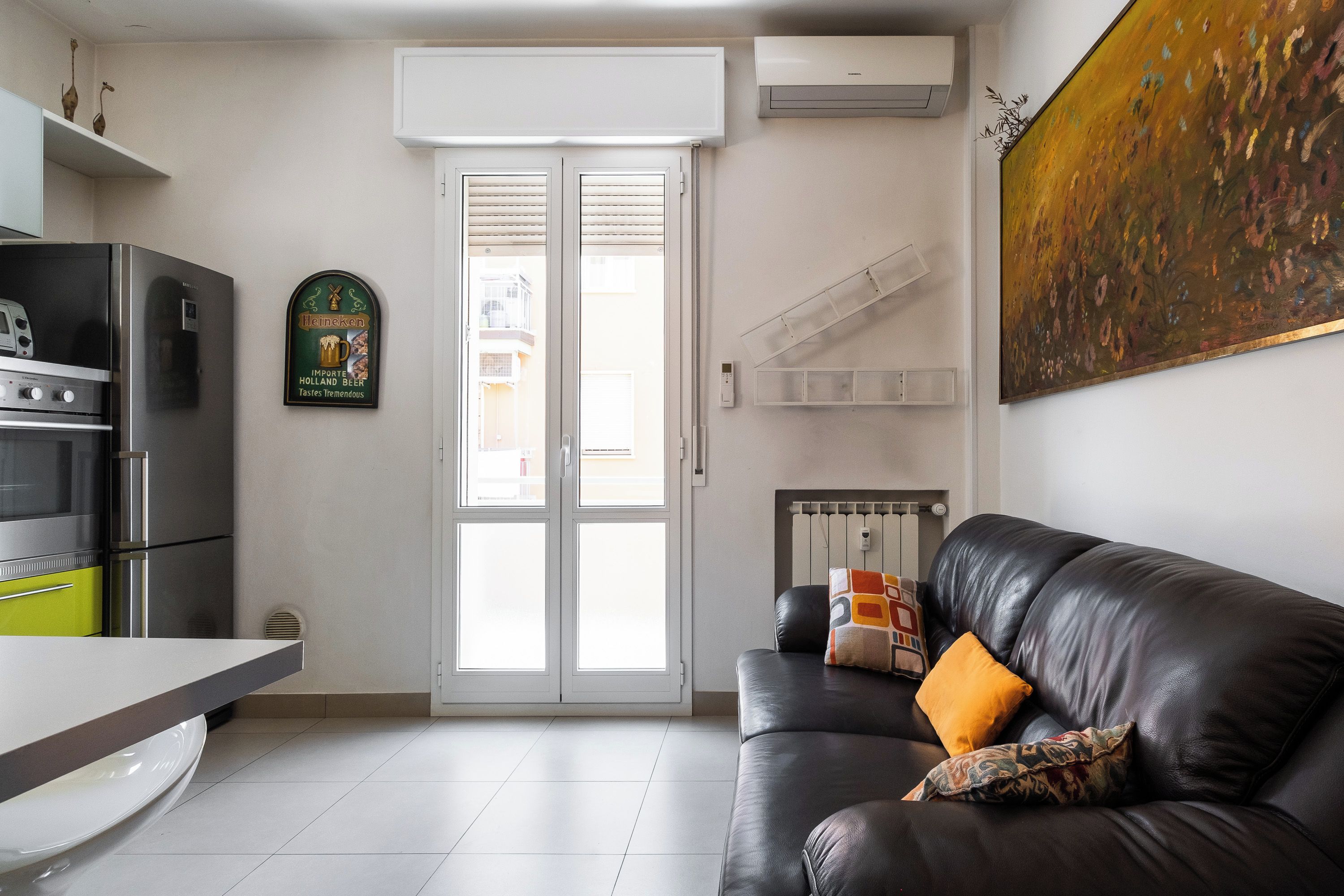 Apartment, 1 Bedroom, Balcony | Living area