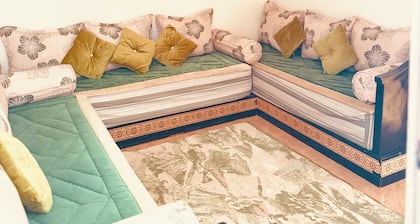 2-bedroom apartment in enchanting Meknes with AC for relaxing stays