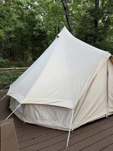 Elevated Yurt Perfect for the Hiking Enthusiast Located in Harrison, AR