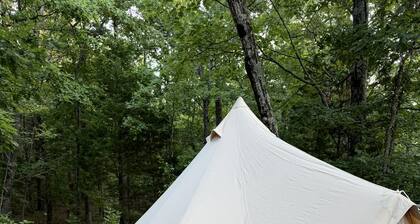 Elevated Yurt Perfect for the Hiking Enthusiast Located in Harrison, AR