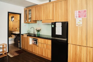 Chambre Double Deluxe, vue lac | Cuisine privée