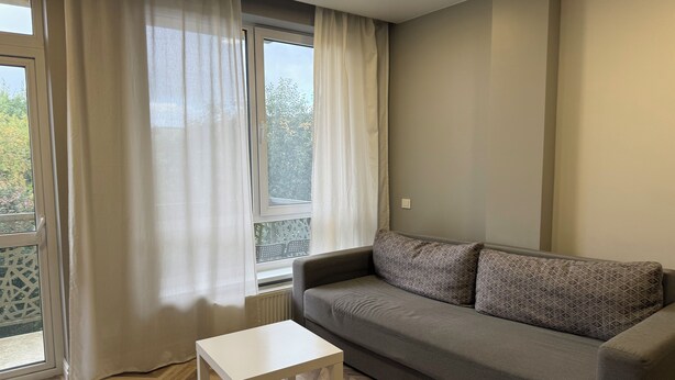 Living area - Bright & modern studio (Vilnius)