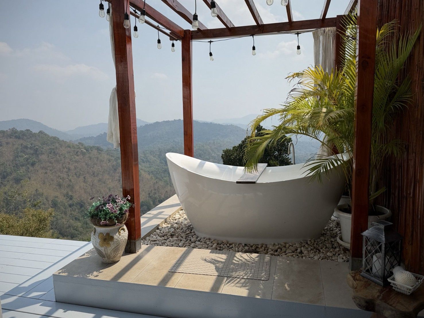 Panoramic Glamping Dome | Balkong