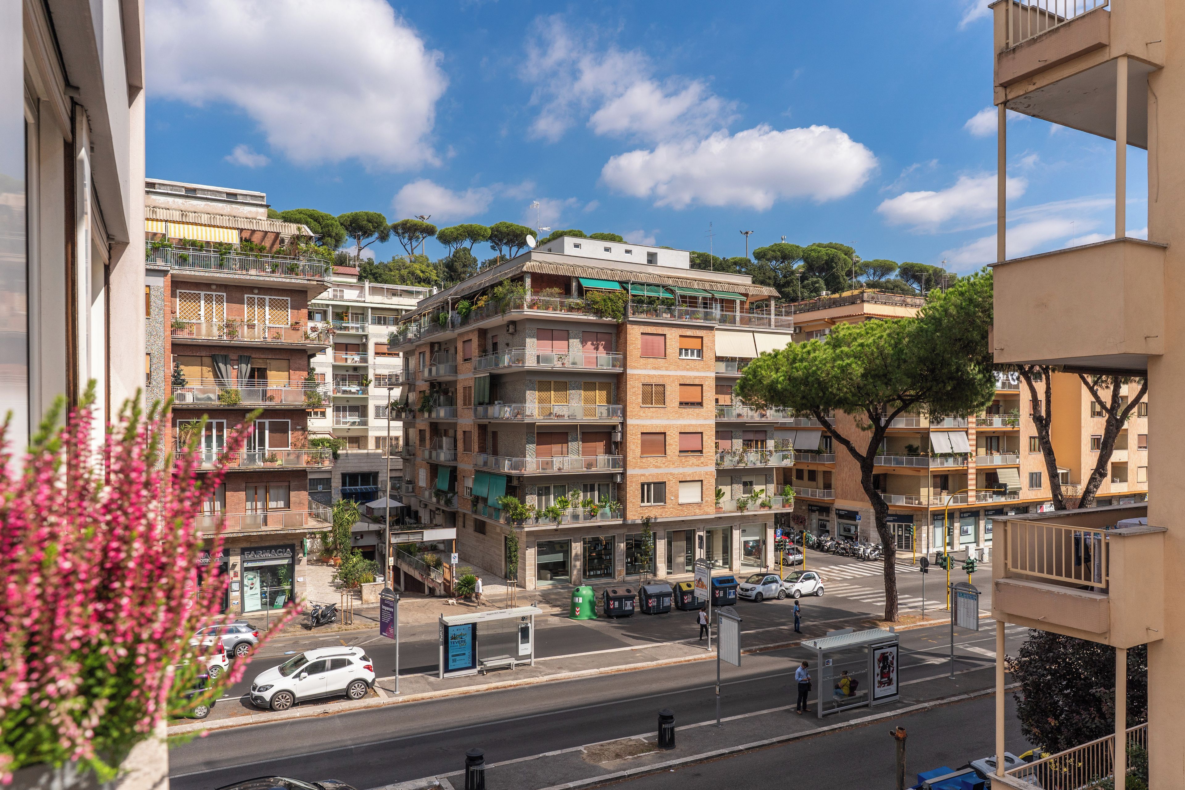 Vue depuis le balcon