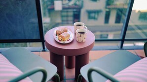 Outdoor dining - Zen Haus | Japandi 2BR | Walk to CBD & Convention (Perth)