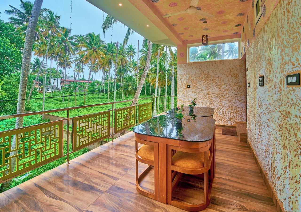 Deluxe Double Room, Balcony, Garden View | Outdoor dining