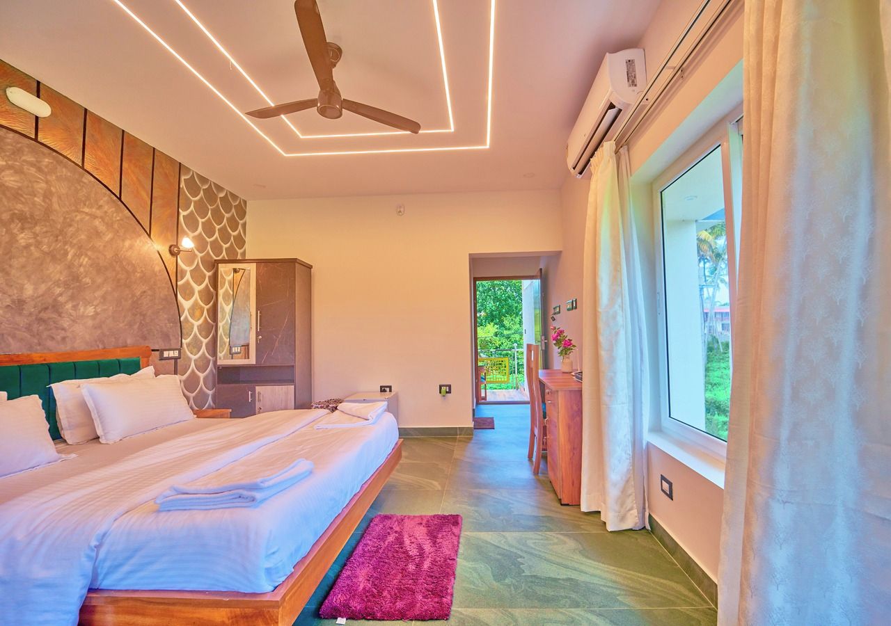 Deluxe Double Room, Balcony, Garden View | WiFi (free)