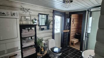Shower, towels