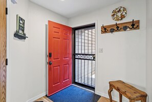 Entryway to condo - New! Mountain Condo | Fireplace | Shared Hot Tub | 1 Mile to Purgatory Resort (Durango)